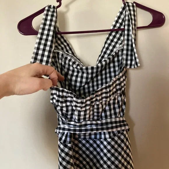 Pretty gingham print blouse - Picture 3 of 6